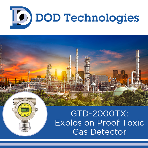 GTD-2000Tx Toxic Gas Detector for Potentially Explosive Applications