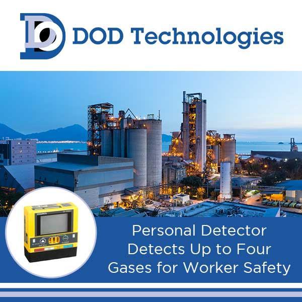 Personal Detector Detects Up to Four Gases for Worker Safety